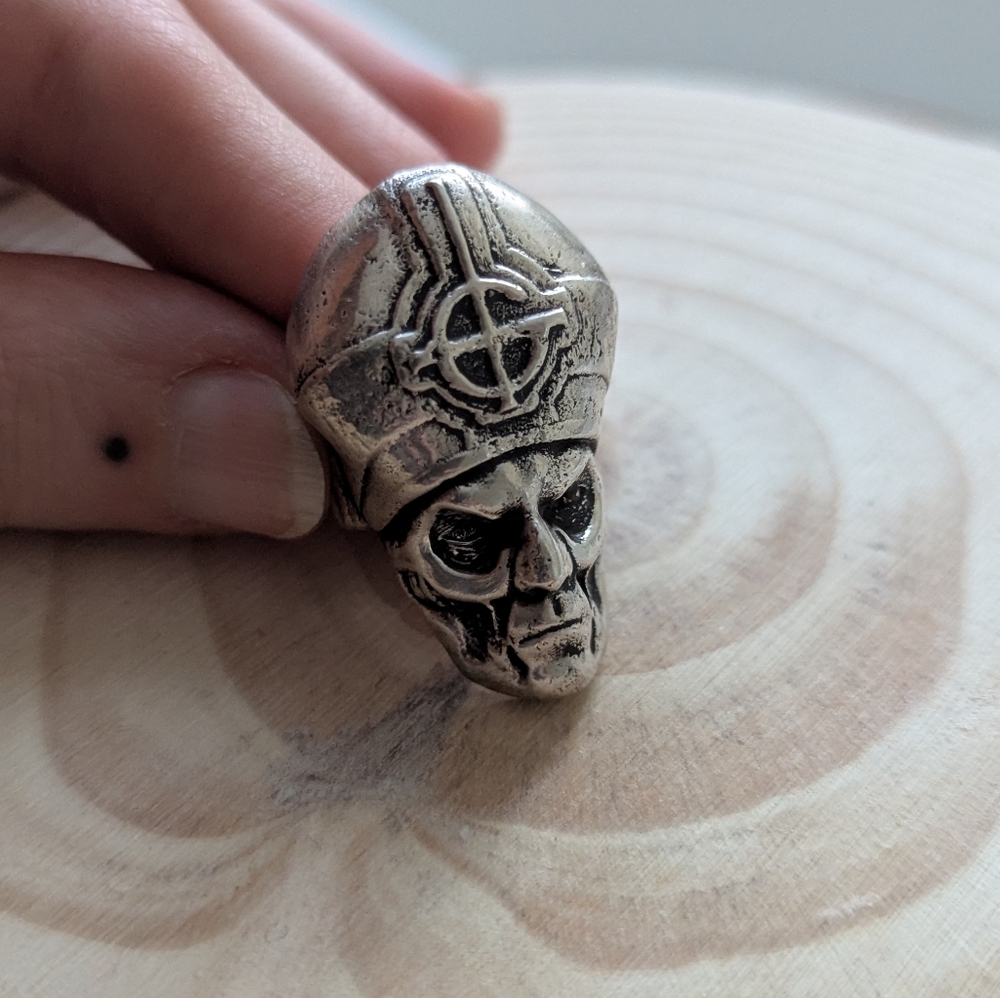 Ghost papa emeritus sterling silver 925 size 6.5